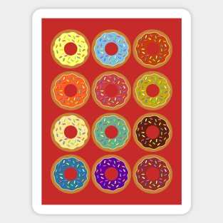 A Dozen Donuts Sticker